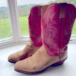 Women’s Justin Cowboy Boots Size 8.5